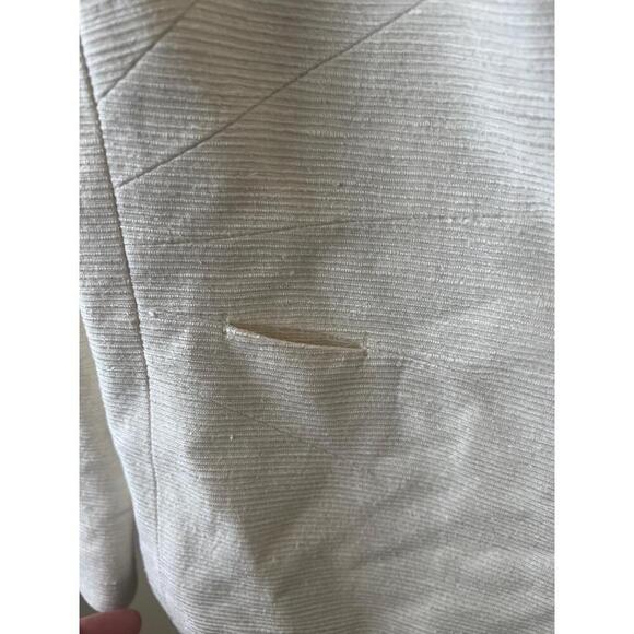 AKRIS Punto Light Beige 2-Button Notched Lapel Blazer Jacket US 10 - Picture 3 of 9